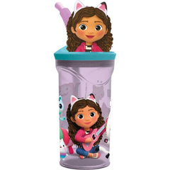 VASO FIGURITA 3D 360ML GABBY'S DOLLHOUSE PARTY | SAFTA, S,A, | 1 UNIDAD | 8412497212668