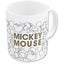 Taza cerámica 325 ml en caja regalo Mickey Mouse Signature STOR