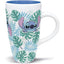 Taza Cerámica Latte 695 ml en Caja Regalo Stitch Aloha Marca STOR