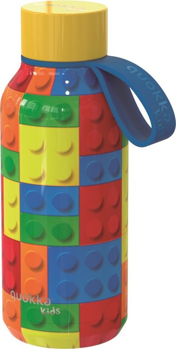 BOTELLA TERMO ACERO INOXIDABLE 330ML KIDS QUOKKA BRICKS | QUOKKA | 1 UNIDAD | 8412497401437