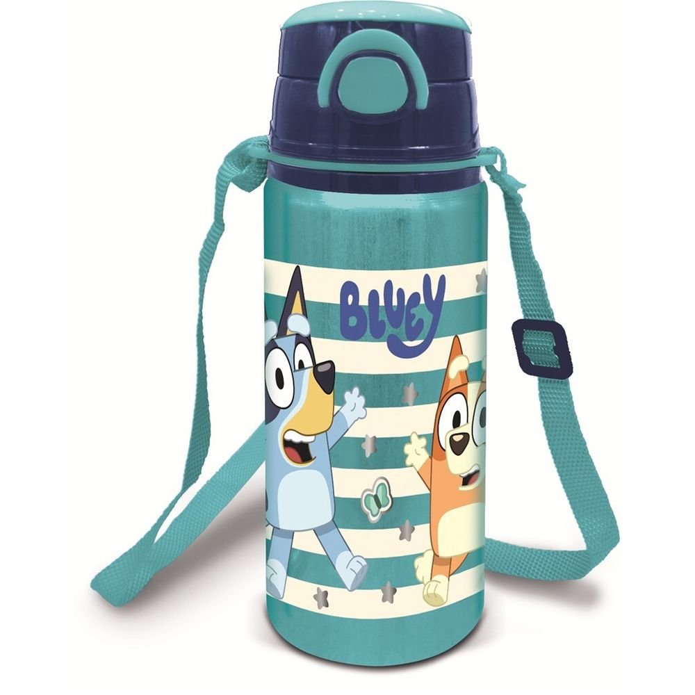 BOTELLA POP UP DE ALUMINIO CON CORREA 730 ML BLUEY | STOR | 1 UNIDAD | 8412497506583