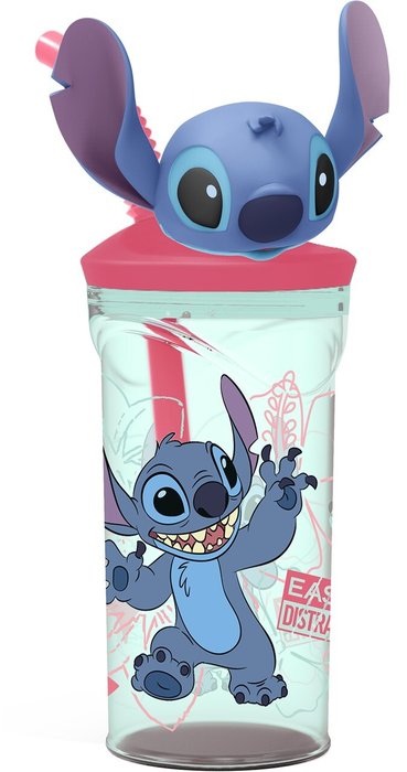 VASO FIGURITA 3D 360 ML, STITCH FLOWERS | STOR | 1 UNIDAD | 8412497748693