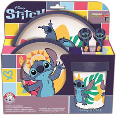 SET MENAJE 5 PIEZAS ANTIDESLIZANTE STITCH | STOR | 1 UNIDAD | 8412497750856