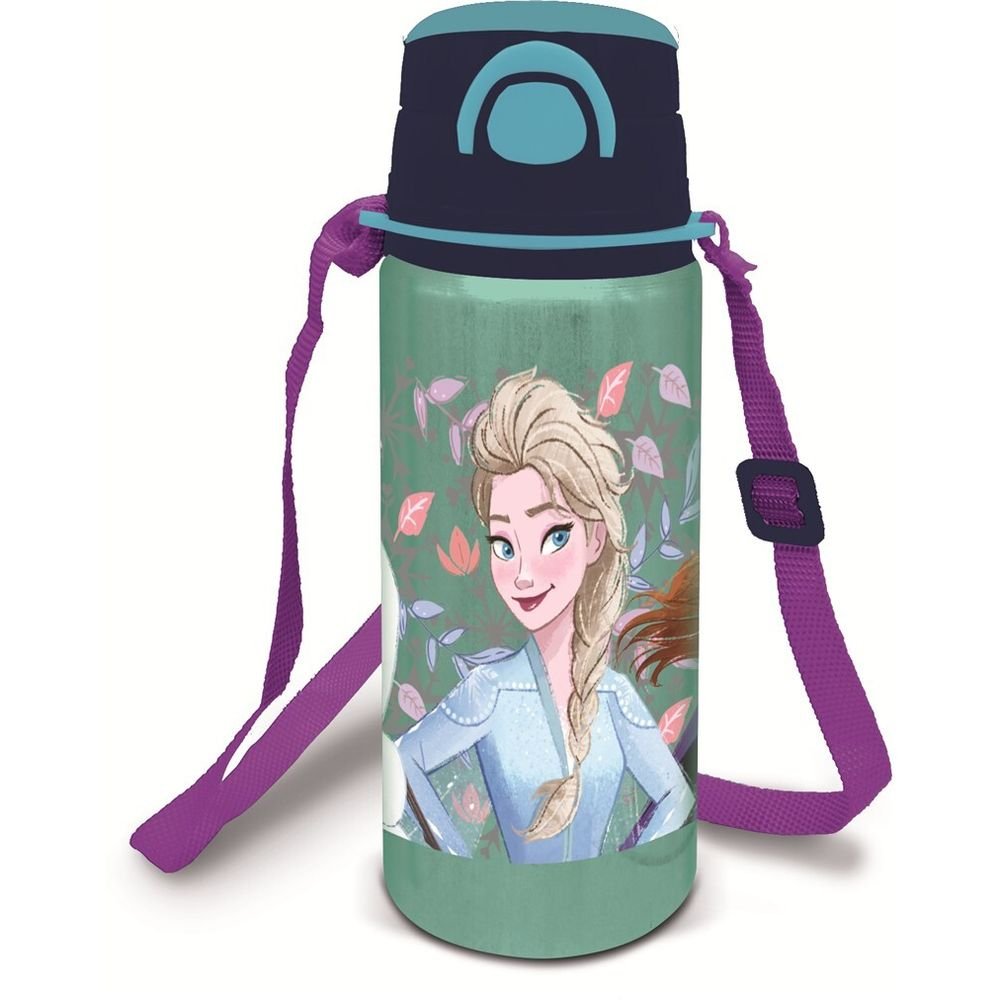 BOTELLA POP UP CON CORREA 730 ML FROZEN SNOWY TALE | STOR | 1 UNIDAD | 8412497810581