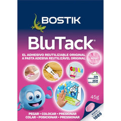 Masilla adhesiva rosa reutilizable 45 g para fijar objetos y manualidades