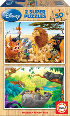 PUZZLE 2X50 PIEZAS ANIMAL FRIENDS | EDUCA-BORRAS | 1 UNIDAD | 8412668131446