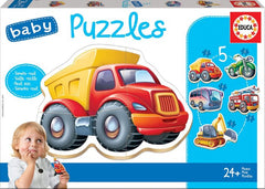 PUZZLE EDUCA INFANTIL VEHICULOS 3, 4 Y 5 PIEZAS | EDUCA-BORRAS | 1 UNIDAD | 8412668148666