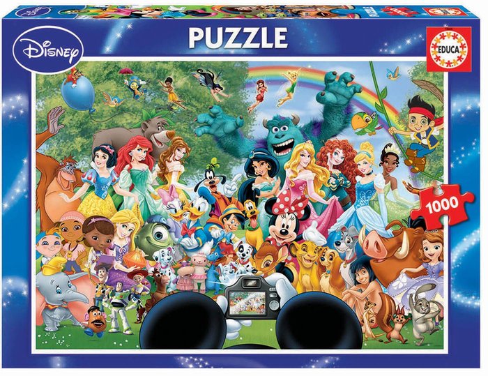 PUZZLE EDUCA 1000 PIEZAS EL MARAVILLOSO MUNDO DE DISNEY II | EDUCA-BORRAS | 1 UNIDAD | 8412668162976
