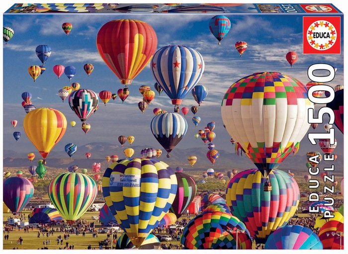 PUZZLE EDUCA 1500 PIEZAS GLOBOS AEROSTATICOS | EDUCA-BORRAS | 1 UNIDAD | 8412668179776
