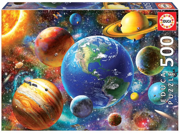 PUZZLE EDUCA 500 PIEZAS SISTEMA SOLAR | EDUCA-BORRAS | 1 UNIDAD | 8412668184497