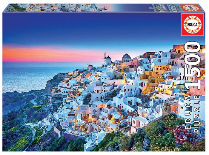 PUZZLE EDUCA 1500 PIEZAS SANTORINI | EDUCA-BORRAS | 1 UNIDAD | 8412668190405