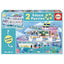 Puzzle 2x100 Piezas Barco Inside Outside EDUCA BORRAS