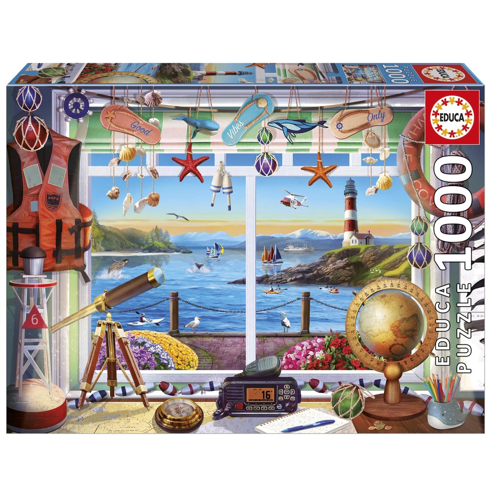 PUZZLE 1000 PIEZAS VIDA EN EL PUERTO | EDUCA-BORRAS | 1 UNIDAD | 8412668202566