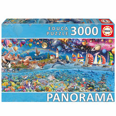 PUZZLE 3000 PIEZAS VIDA PANORAMA | EDUCA-BORRAS | 1 UNIDAD | 8412668202658