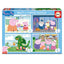 Puzzle Progresivo Junior Peppa Pig 20 40 60 80 Piezas Marca Educa Borras