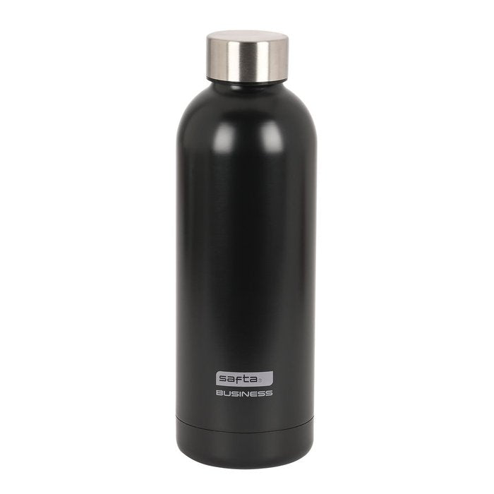 BOTELLA TERMO ACERO INOX, 500ML BUSINESS BLACK BLUE GREY | SAFTA BUSINESS | 1 UNIDAD | 8412688524464