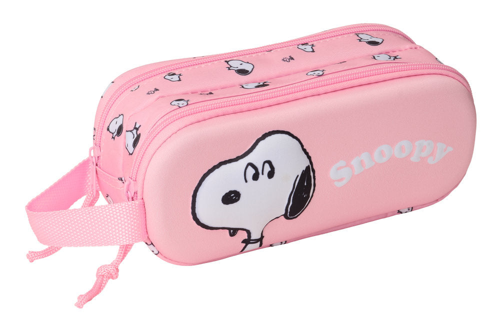 PORTATODO DOBLE 3D SNOOPY | SAFTA, S,A,