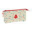 Portatodo triple iconos Merry Xmas 22x12x3 cm SAFTA