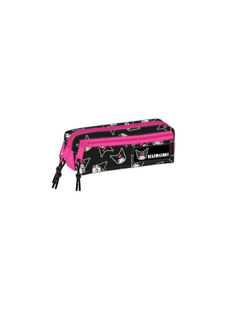 PORTATODO TRIPLE PEQ, C/GOMA ELAST, 22CM KUROMI | SAFTA, S,A,