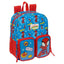 Mochila Guarderia Bolsillos Adapt. Carro Spidey SAFTA