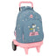 Mochila escolar 45x33 cm con carro compact evol. Snoopy SAFTA