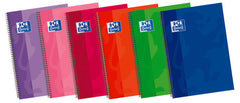 Bloc Espiral A4 Liso 80H 90g | Oxford | Cartón | Formato A4 | Pack 5 Unidades