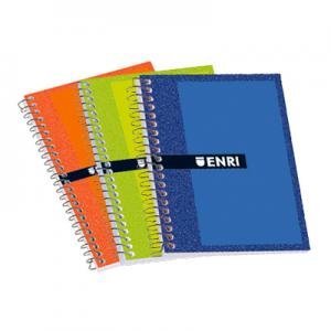 Bloc Espiral A4 Liso 80H 90g | Enri 2000, S,A, | Cartón | Formato A4 | Pack 10 Unidades