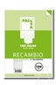 RECAMBIO A4 100H 100GR CUADRO 4MM 4 TALADROS CON MARGEN | 1 UNIDADES | (PACSA)