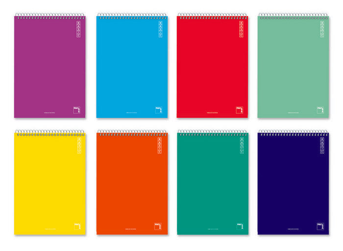 Bloc Espiral Estándar Cuadro 4MM 80H 90g | Pacsa | Cartón | Formato Estándar | Pack 10 Unidades