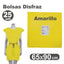 Bolsa Disfraz 65x90 cm 25 Unidades Amarillo GRAFOPLAS