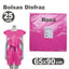 Bolsa Disfraz 65x90 25 Unid Rosa GRAFOPLAS