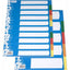 Juego Separadores Folio 5 Posiciones Ecológico 16 Taladros GRAFOPLAS