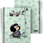 Cuaderno for A6 Cuadro 5MM Mafalda Kiss GRAFOPLAS DISEÑO