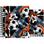 Cuaderno for A7 Cuadro 5mm B&b Wild Football 26 hojas