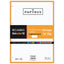 Recambio uni10 a4 160h 90g 4 taladros cuadricula 5x5 10 colores de banda tonos vivos y pastel