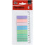 Blister marcadores autoadhesivos translucidos 3 de 12x45 y 8 de 6x45 con regla