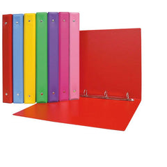 CARPETA FOLIO 4 ANILLAS COLORS PVC ROSA CLARO | 1 UNIDADES | (GRAFOPLAS)