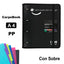 CARPEBOOK 4 ANILLAS 35 MM PP A4 LIKE2 NEGRO | 1 UNIDADES | (GRAFOPLAS DISEÑO)