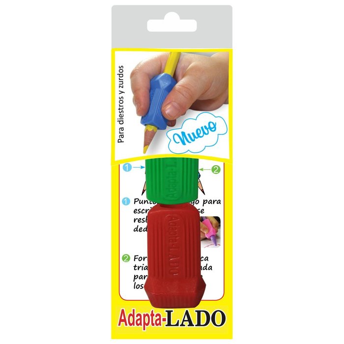 ADAPTADOR PARA LAPIZ LADO 3 UNIDADES BLISTER | 1 UNIDADES | (LADO, TECNICAS EDUCATIVAS S,A,)