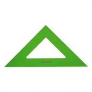 ESCUADRA FABER 21CM VERDE 566-21 | 5 UNIDADES | (FABER CASTELL)