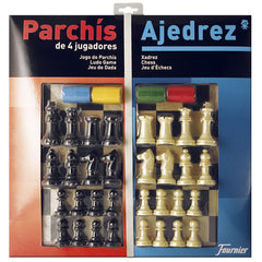 TABLERO GRANDE PARCHIS 4 JUG,+ AJEDREZ CON ACCESORIOS | HERACLIO FOURNIER, S,A, | 1 UNIDAD | 8420707294694