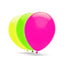 Bolsa 50 Globos 20 cm fluorescentes surtidos Gran Festival