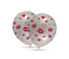 Globos Transparente 30 cm Bolsa-solapa 10 unidades Besos Gran Festival