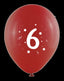 Globos 30 cm diámetro Bolsa-solapa 10 unidades Surtido Número 6 Gran Festival