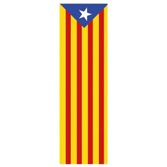 PUNTO DE LIBRO BANDERA CATALUÑA 55X180MM | 10 UNIDADES | (ARGUVAL, S,L,)