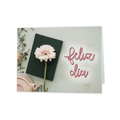 EXPOSITOR 25 TARJETAS MINI CARD GERBERA FELIZ DIA 66X90MM | ARGUVAL, S,L, | ENVASE 25 UDS. UNIDAD | 8421363472990