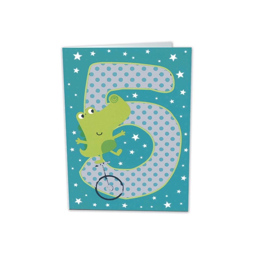 TARJETA FELICITACION 5 AÑOS BUSQUETS 6U | ARGUVAL, S,L | ENVASE 6 UDS. UNIDAD | 8421363491786