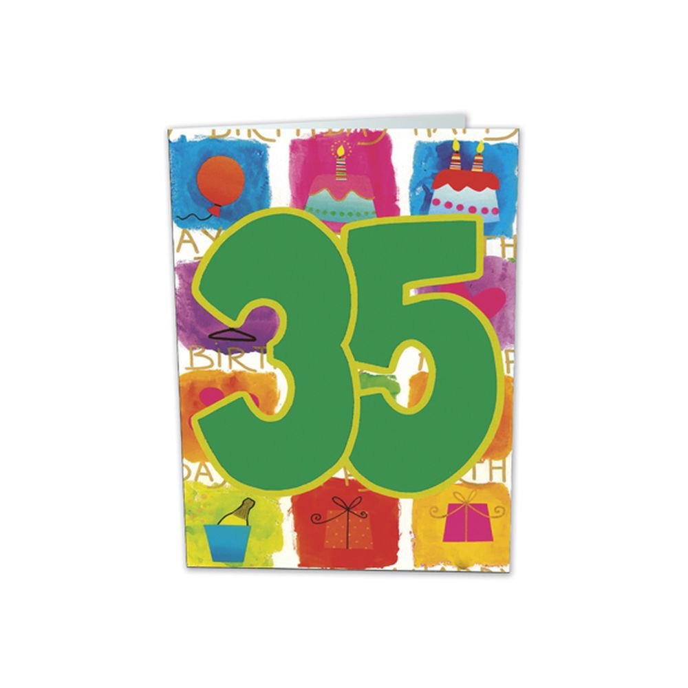 TARJETA FELICITACION 35 AÑOS BUSQUETS 6U | ARGUVAL, S,L | ENVASE 6 UDS. UNIDAD | 8421363492080