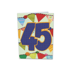 TARJETA FELICITACION 45 AÑOS BUSQUETS 6U | ARGUVAL, S,L | ENVASE 6 UDS. UNIDAD | 8421363492141