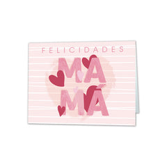 MINI CARD MAMA FELICIDADES | ARGUVAL, S,L, | ENVASE 25 UDS. UNIDAD | 8421363492301